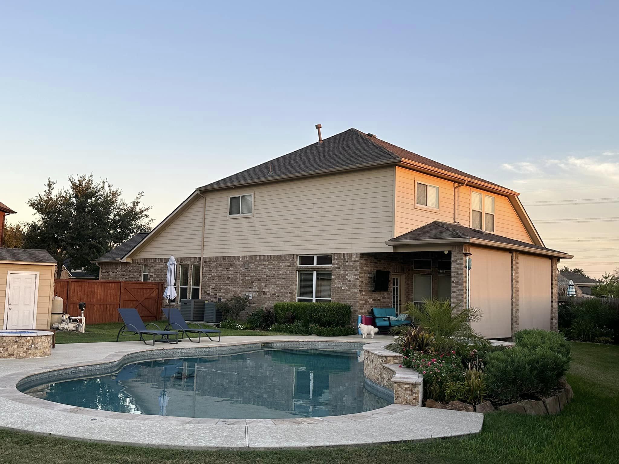 Completed roof project in Deer Park