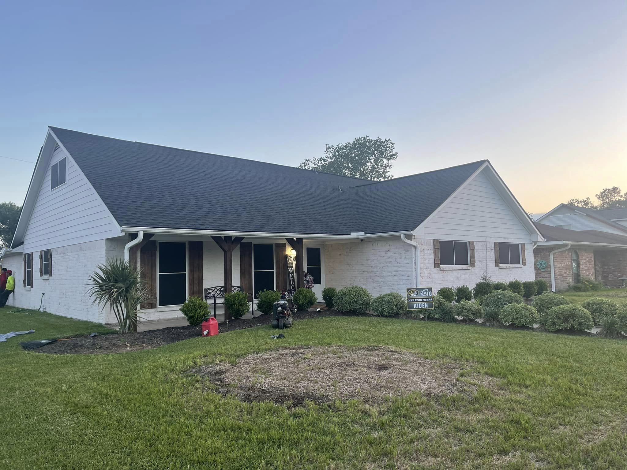 Roof replacement project in Deer Park