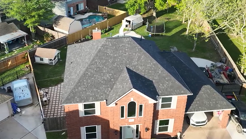 Roof replacement project in La Porte